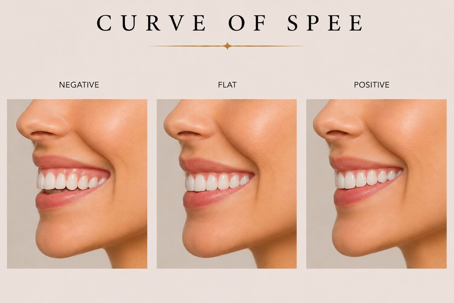 Curve of Spee — negative, flat, positive