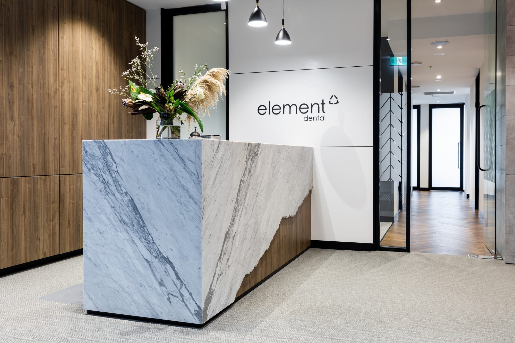 Element Dental reception — Erina dental practice