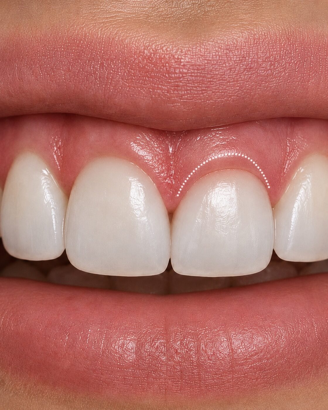 Gum sculpting result at Element Dental