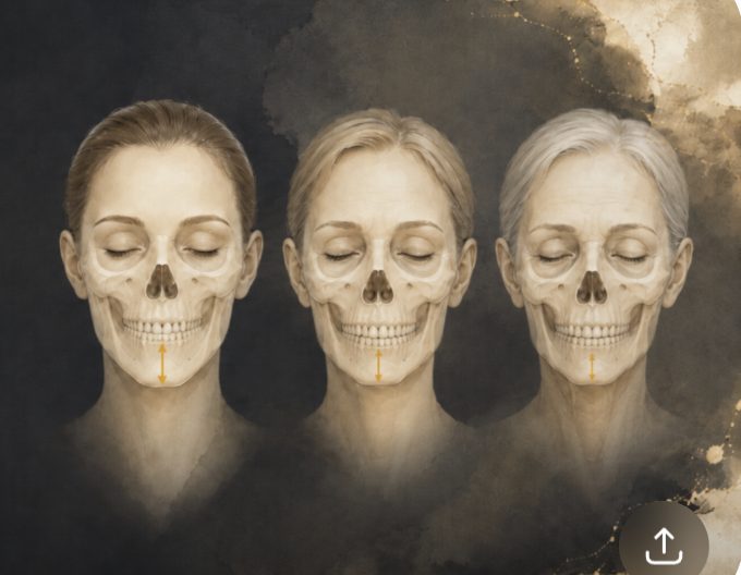 Skeletal changes to the mandible with age